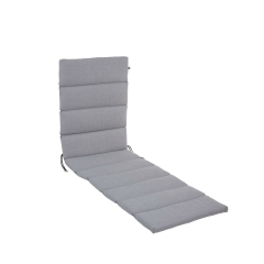 Poduszka na leżak 63x193x5 cm Madera jasna szara Patio