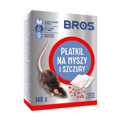 Środek na myszy i szczury płatki 140g Bros 1630
