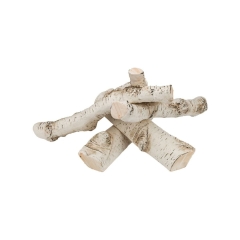 Drewienka ceramiczne do biokominka brzoza