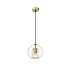 Lampa wisząca Arette złota E27 Light Prestige