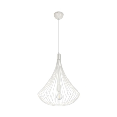 Lampa wisząca Balerina biała E27 Lamkur