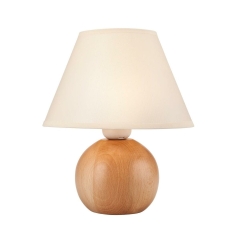 Lampa stołowa brązowy E27 Lamkur