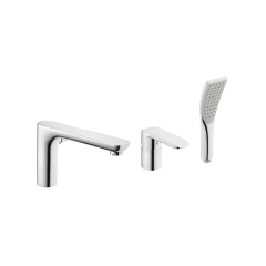 Bateria wannowa 3-otworowa chrom Siros Invena