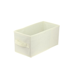 Pudełko tekstylne Spaceo Kub 15 x 31 x 15 cm białe