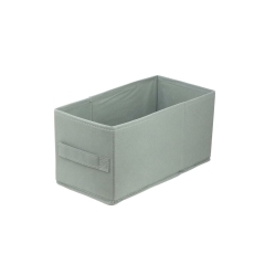 Pudełko tekstylne Spaceo Kub 15 x 31 x 15 cm jasnoszare