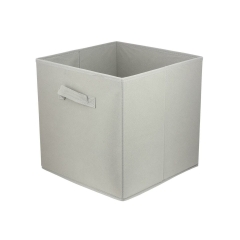 Pudełko tekstylne Spaceo Kub 31 x 31 x 31 cm jasnobrązowe