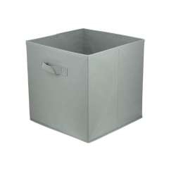 Pudełko tekstylne Spaceo Kub 31 x 31 x 31 cm jasnoszare