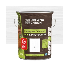 Impregnat do drewna 4.5 l Biały Drewnochron