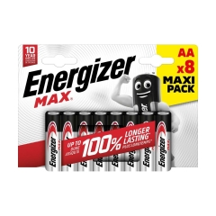 Bateria alkaliczna Max AA/E91 8 szt. Energizer