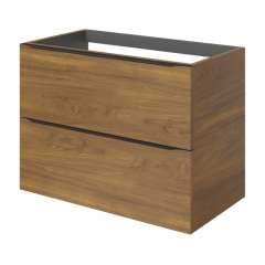 Szafka pod umywalkę Goodhome Imandra wisząca 80 cm orzech