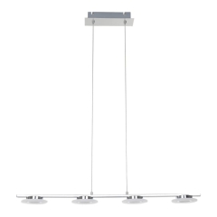 Lampa wisząca LED GoodHome Giedi 4-punktowa 1000 lm chrom