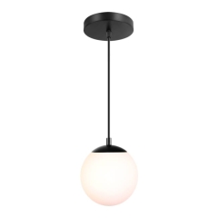 Lampa wisząca GoodHome Dorres E14 IP44 czarny matowy