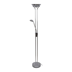 Lampa podłogowa LED GoodHome Pulmoz chrom