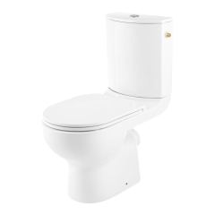 Kompakt WC GoodHome Cavally Slim bezkołnierzowy poziomy 3/6 l z deską wolnoopadającą