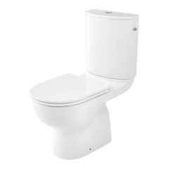 Kompakt WC GoodHome Cavally Slim bezkołnierzowy pionowy 3/6 l z deską wolnoopadającą
