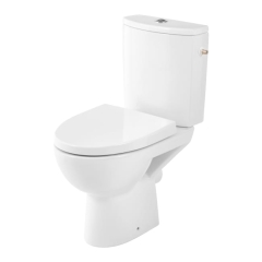 Kompakt WC GoodHome Jabi bezkołnierzowy poziomy 3/5 l z deską wolnoopadającą