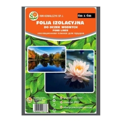 Folia  izolacyjna do oczek wodnych 4 x 6 m czarna