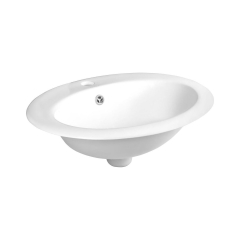 Umywalka ceramiczna wpuszczana w blat KR-132 50 x 44.5 Kerra