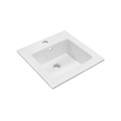Umywalka ceramiczna wpuszczana w blat KR 41 41.5 x 41.5 Kerra