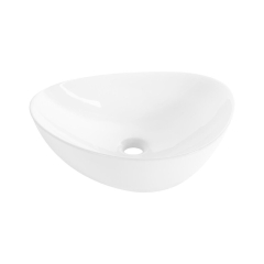 Umywalka ceramiczna nablatowa Wiktoria 46 x 42 Basaro