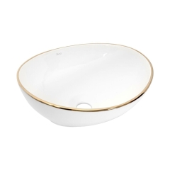 Umywalka ceramiczna nablatowa Sofia 41 x 34 Rea
