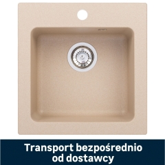 Zlewozmywak granitowy Burin Delinia