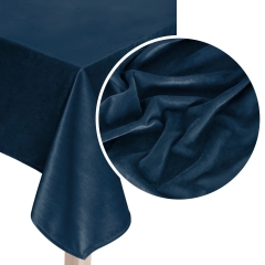 Granatowy Obrus Welurowy Velvet 40x180