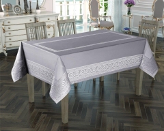 nowoczesny obrus plamoodporny 140x260 bello Szary