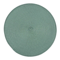 Butelkowa Zieleń Okrągła Podkładka na Stół Kuchenna Na Stół