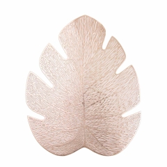 w róze Gold Podkładka na Stół Kuchenna Na Stół 44x36 MONSTERA
