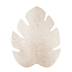 Złota Podkładka na Stół Kuchenna Na Stół 44x36 MONSTERA