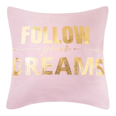 różowa poszewka dekoracyjna 45x45 dreams