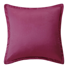 Bordowa Poszewka Velvetowa Do Zasłony 40x40