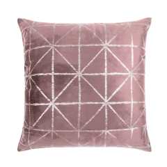 Pudrowa Poszewka Velvetowa Do Zasłony 45x45