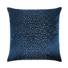 Granatowa Poszewka Velvetowa Do Zasłony 45x45