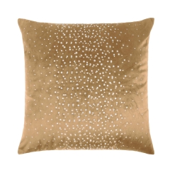 Musztardowa Poszewka Velvetowa Do Zasłony 45x45