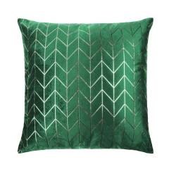 Butelkowa Zielona Poszewka Velvetowa Do Zasłony 45x45