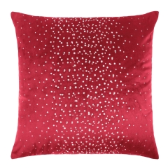 Czerwona Poszewka Velvetowa 45x45