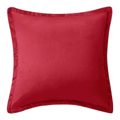 Czerwona Poszewka Velvetowa Do Zasłony 40x40