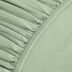 Zielone Prześcieradło Jersey Z Gumką 140x200