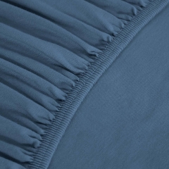 Niebieskie Prześcieradło Jersey Z Gumką 160x200