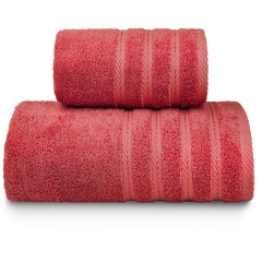 Czerwony Ręcznik Bawełniany 50x90 500g/2