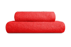 Czerwony Ręcznik Bawełniany 70x140 500g/2