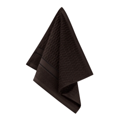 Brązowy Ręcznik Welurowy Velvet 30x30 100% bawełna do Rak Łazienkowy Mini