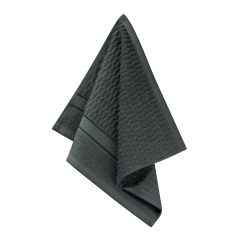 Grafitowy Ręcznik Welurowy Velvet 30x30 100% bawełna