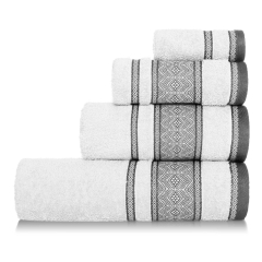 Biały Ręcznik 100x150 Welur 100% bawełna