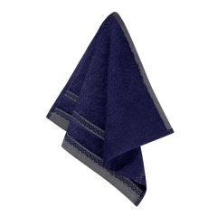 Granatowy Ręcznik 30x30 Welur 100% bawełna