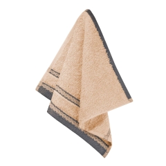 Beżowy Ręcznik 30x30 Welur 100% bawełna