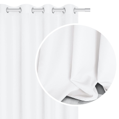 Biała zasłona gotowa 140x250