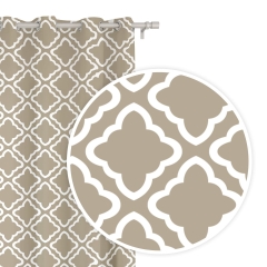 Beżowa Zasłona Do Salonu 140x250